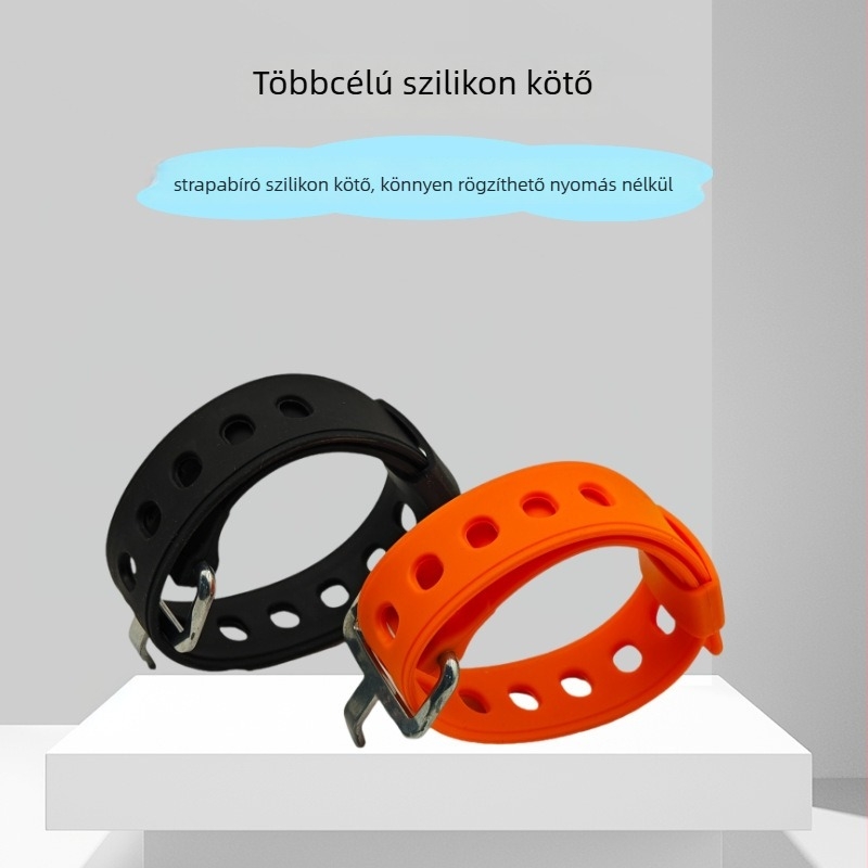 Szilikon húzókötélpánt, Xiu chun, kültéri tevékenységekhez, terhelés 13 kg, csattal