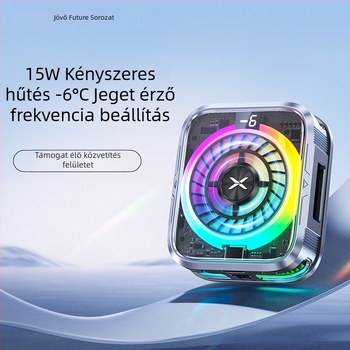 Mobiltelefon hűtő félvezető hűtéssel, 15W, Type-C, PC + alumínium ötvözet, 75 g, Future department