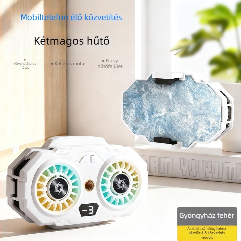 Sl-55 Mobiltelefon hűtőventilátor (10W, Type-C, ABS+fém)