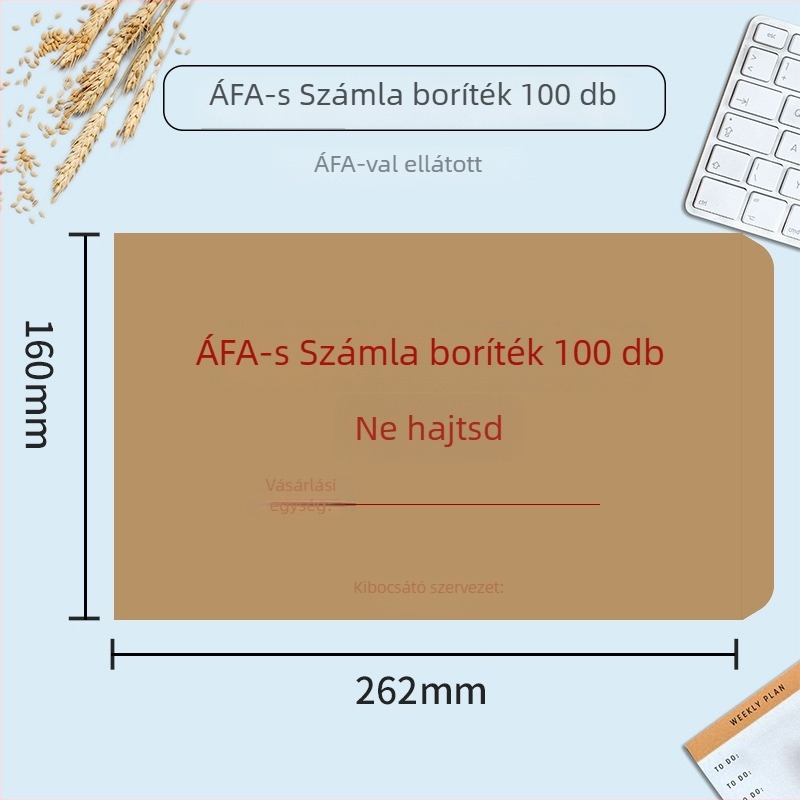 ÁFA számlákhoz és bérszállításhoz használt borítékpecsét (Stílus: kínai boríték; Importált: Nem; Ajándék: Nem; IP licenc: Nem)