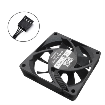 Házhűtő ventilátor Ice Soul F7015, kettős golyóscsapágy, 4-pines PWM vezérlés, AMD CPU-kompatibilis