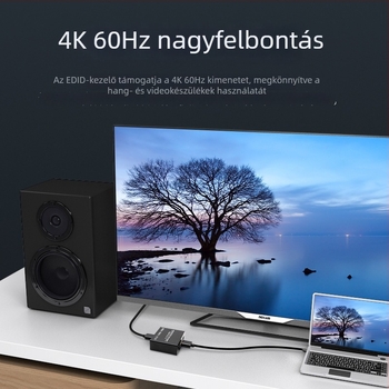 EDID-kezelő HDMI kapcsoló: felbontásbeállítás 4K60Hz-ről 1080p-re, HDCP 2.2, EDID-kezelés, OEM-feldolgozás, irodai értekezletekhez