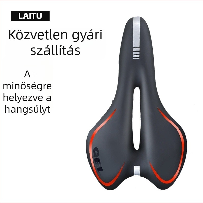 Kerékpárnyereg - Laitu 066, PU és magas elasztikus pamut, sportos stílus