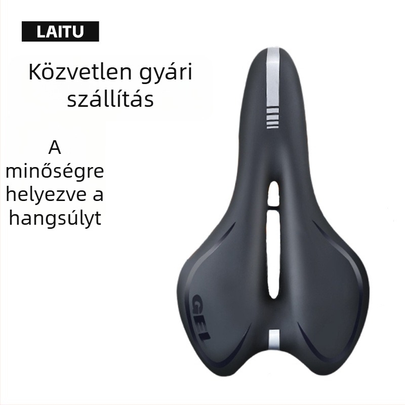 Kerékpárnyereg - Laitu 066, PU és magas elasztikus pamut, sportos stílus