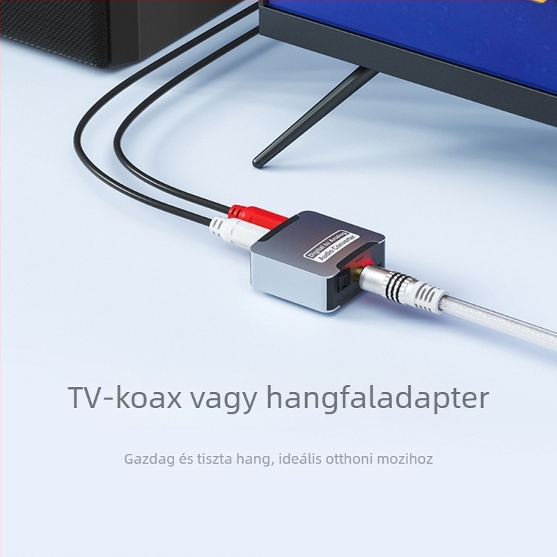 Cys SPDIF digitális-analóg audió konverter TV-hez, 3.5 mm kimenet