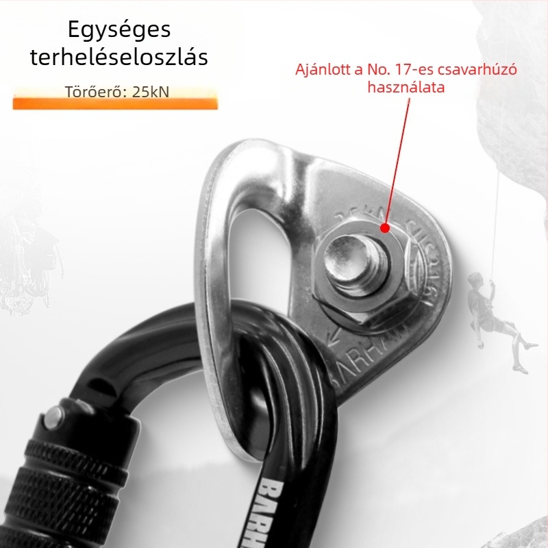 316L rozsdamentes acél függőelem, M10-es expanziós horgony, fix pont hegymászáshoz