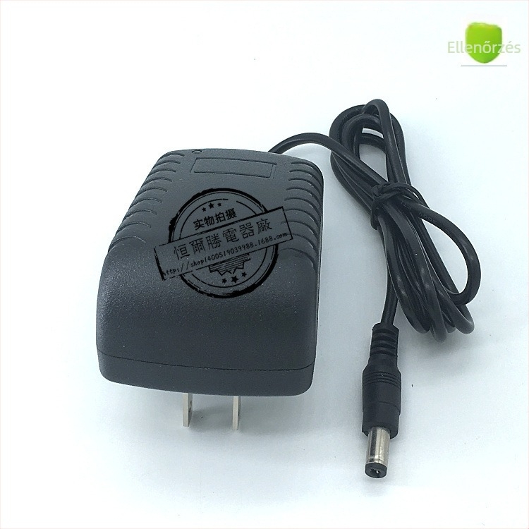 12V DC adapter LED kijelzővel, bemenet 100–240V AC, digitális fotókeretekhez