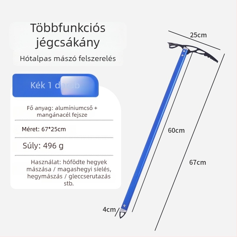 Mount Rock Multifunkcionális Rozsdamentes Acél Jégcsákány Jégmászásra