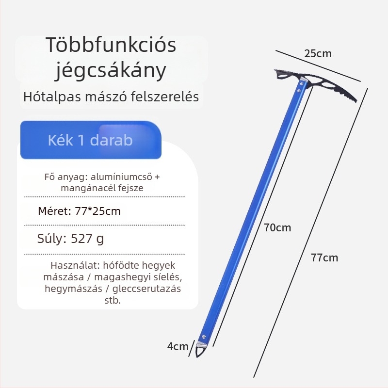Mount Rock Multifunkcionális Rozsdamentes Acél Jégcsákány Jégmászásra