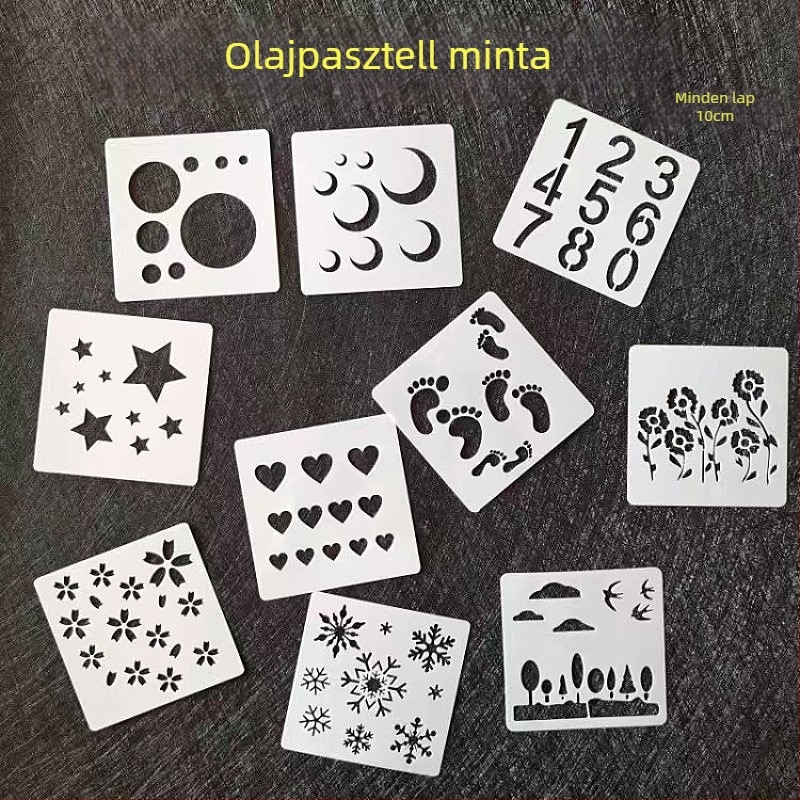 Olajpasztellás festés sablon – Műanyag üreges sablon; Márka: Yeni; Anyag: Selyem virág; Importálás: Nem; IP jogosultság: Nem