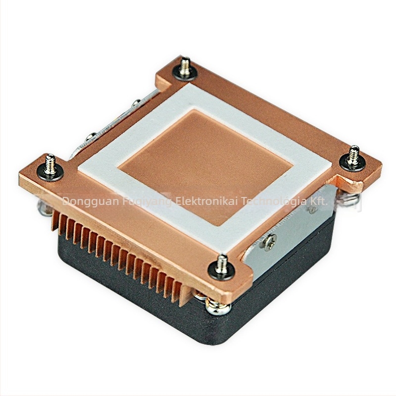 CooNong CPU hűtő PGA478/BGA479 - Réz Cu1100, Légáramlatos hűtés, Dupla golyóscsapágy, Modell D2-01