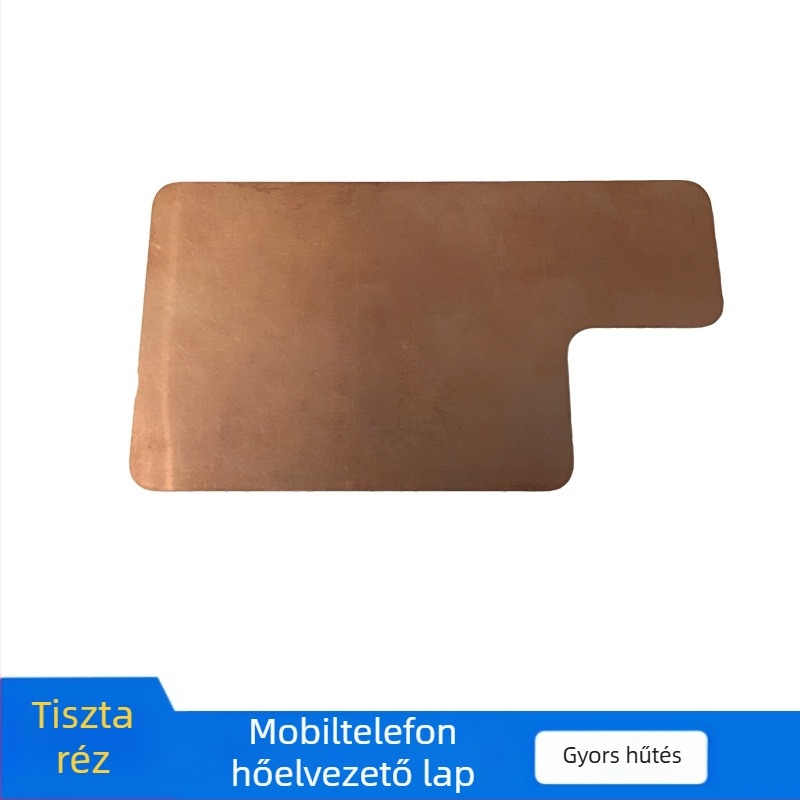 Mobiltelefon hőleadó hűtő, tiszta réz Bt88, teljesítmény 88, tömeg 0.2 g
