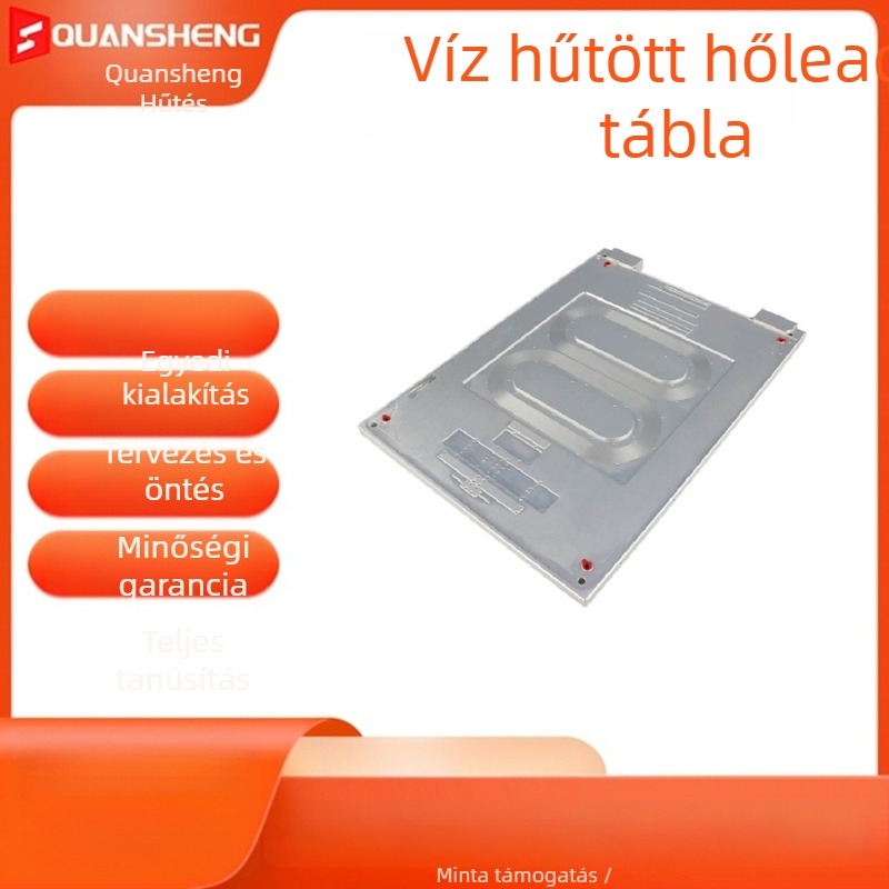 Vízhűtő radiátor - réz-alumínium ötvözet, hőcső hűtés, 4800 rpm, zaj 26 dB