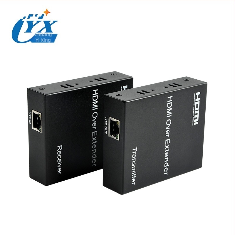 HDMI hosszabbító 120 m-es videójel-erősítővel (HDMI-RJ45)