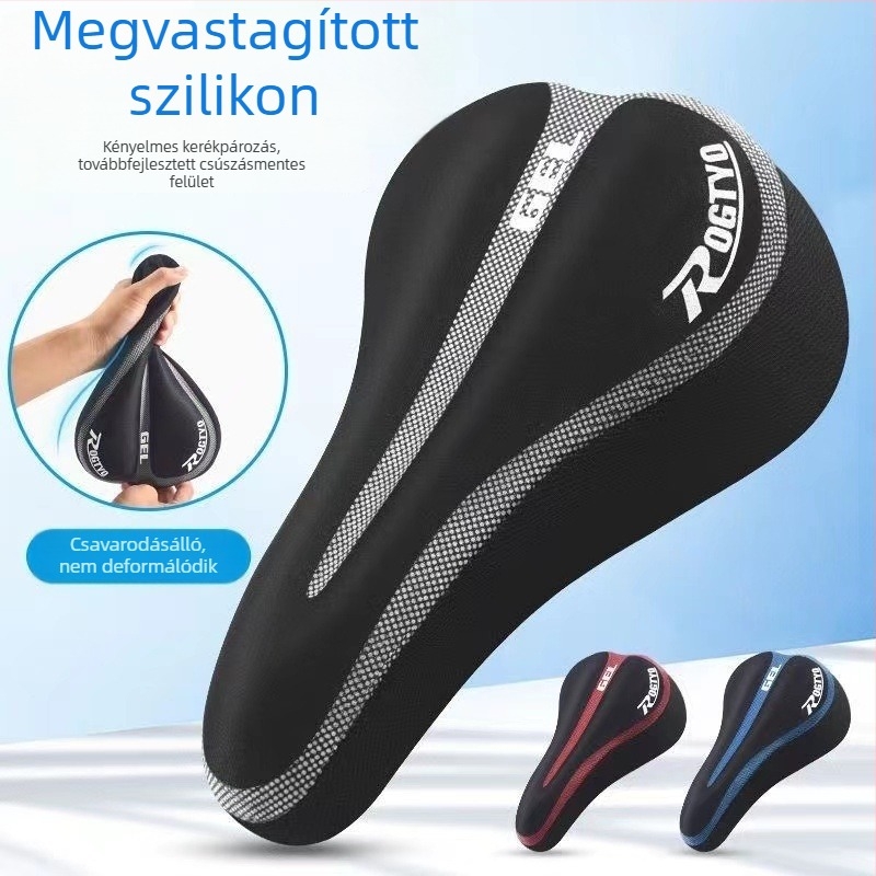 Kerékpárnyereg huzat, szilikon/Lycra, modell ZT-001, hagyományos kerékpárhoz