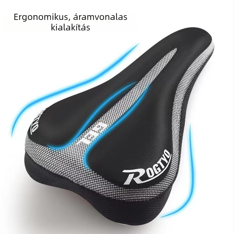 Kerékpárnyereg huzat, szilikon/Lycra, modell ZT-001, hagyományos kerékpárhoz