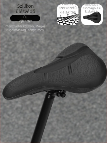 FOREVER BG-0391 Szilikon Kerékpár Nyereg, Univerzális, Sportos Stílus