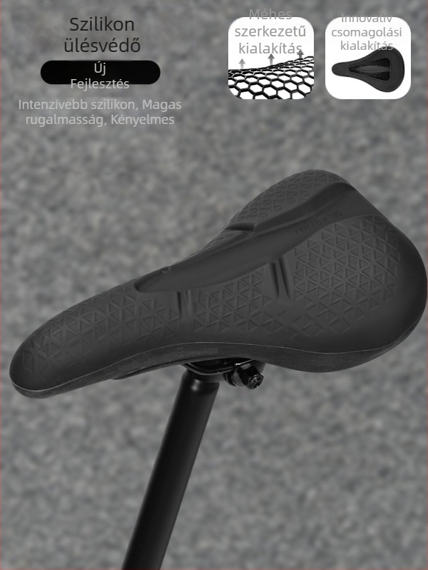 FOREVER BG-0391 Szilikon Kerékpár Nyereg, Univerzális, Sportos Stílus