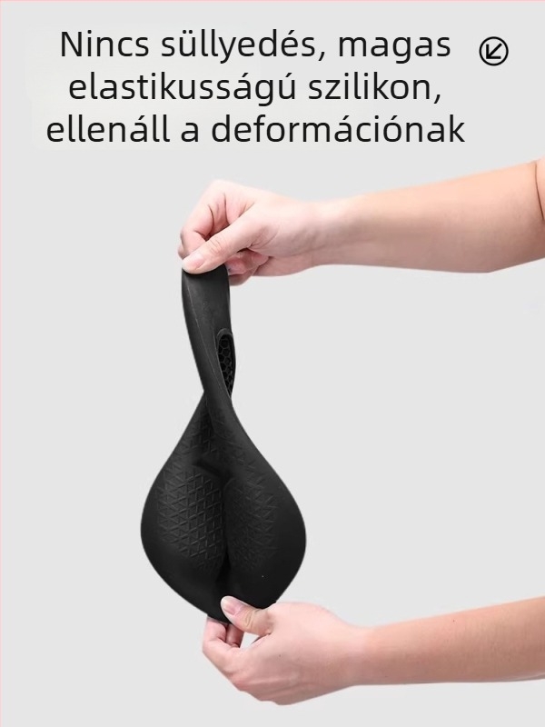 FOREVER BG-0391 Szilikon Kerékpár Nyereg, Univerzális, Sportos Stílus