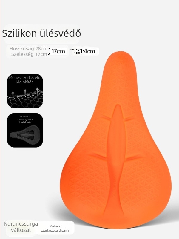 FOREVER BG-0391 Szilikon Kerékpár Nyereg, Univerzális, Sportos Stílus