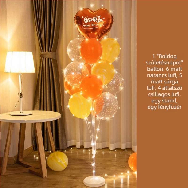 Fénnyel világító beltéri fesztiváli oszlop | Anyag: Műanyag | Beltéri használatra | Alkalmas sporteseményekre | Márka: Egyéb