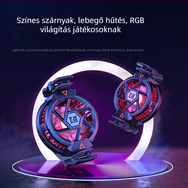 N5 mobiltelefon hűtőbordája – ABS anyag, mágneses leválasztható hátsó klipsz, 5000 RPM, halk működés