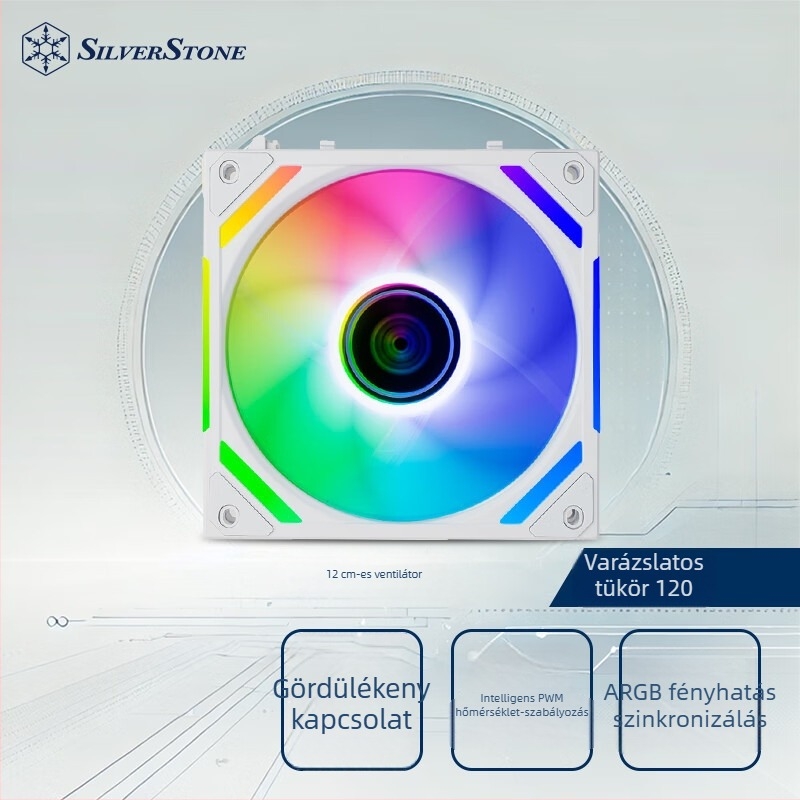 Chipset hűtőventilátor nagy légáramlással, 2 hőcső, acél kivitel, szerelési készlet, alacsony zajszint