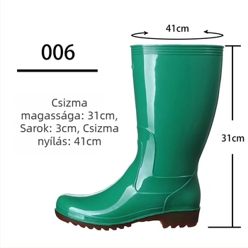 Golden Oak Női PVC gumicsizma, csúszásmentes, gyári használatra