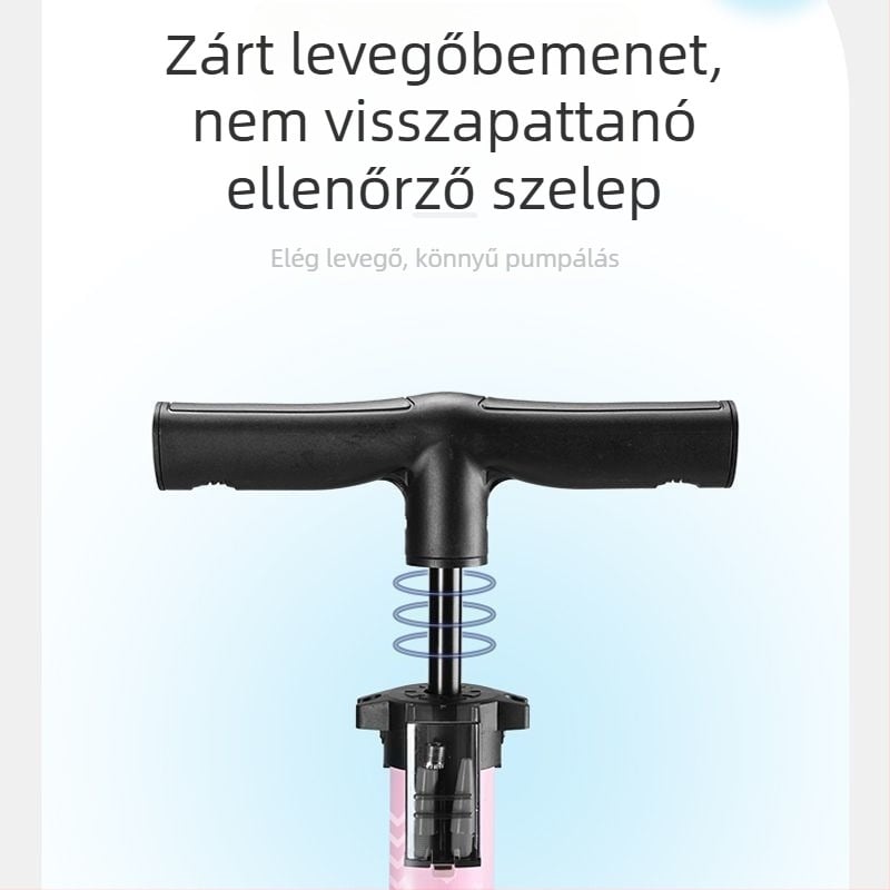 Kézi pumpa kerékpár és kosárlabda számára – otthoni használat, univerzális kompatibilitás