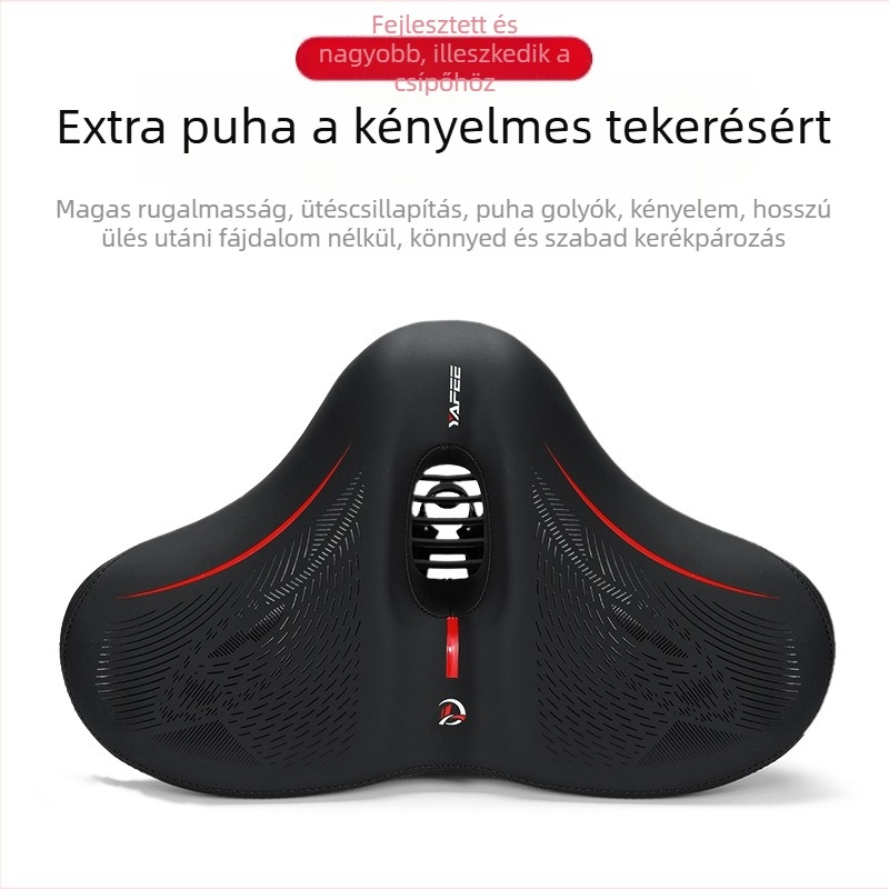 Yafeng kerékpárnyereg: PU bőr, PP műanyag alsó héj, PU habpárna, vas ív; kompatibilis a Peloton Bike