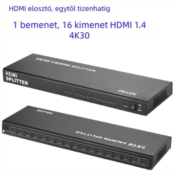 HDMI osztó – 1 bemenet, 16 kimenet, 1x16 HDMI audió és videó, 4K30 támogatás