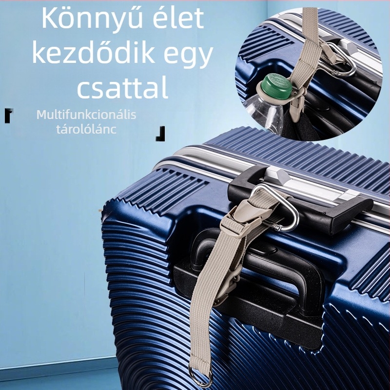 Csomagtartó kiegészítő akasztóval, Kibővíthető, Poliészter, ZL281 modell, 2025 tavasz