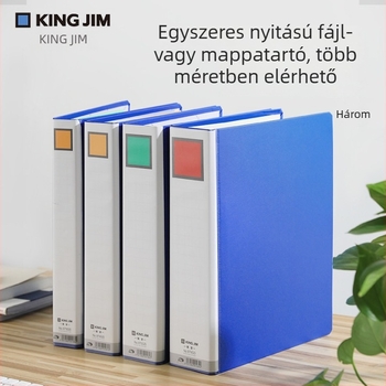 Japán stílusú mappa egy erős klippel, modell 978, anyag: papír, kapocs méret: A, alkalmas A4 papírhoz