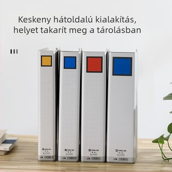 Japán stílusú mappa egy erős klippel, modell 978, anyag: papír, kapocs méret: A, alkalmas A4 papírhoz