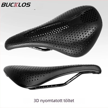 BUCKLOS 3D-nyomtatott kerékpárnyereg, méretek 143–155 mm, lélegző méhsejt szerkezetű párna