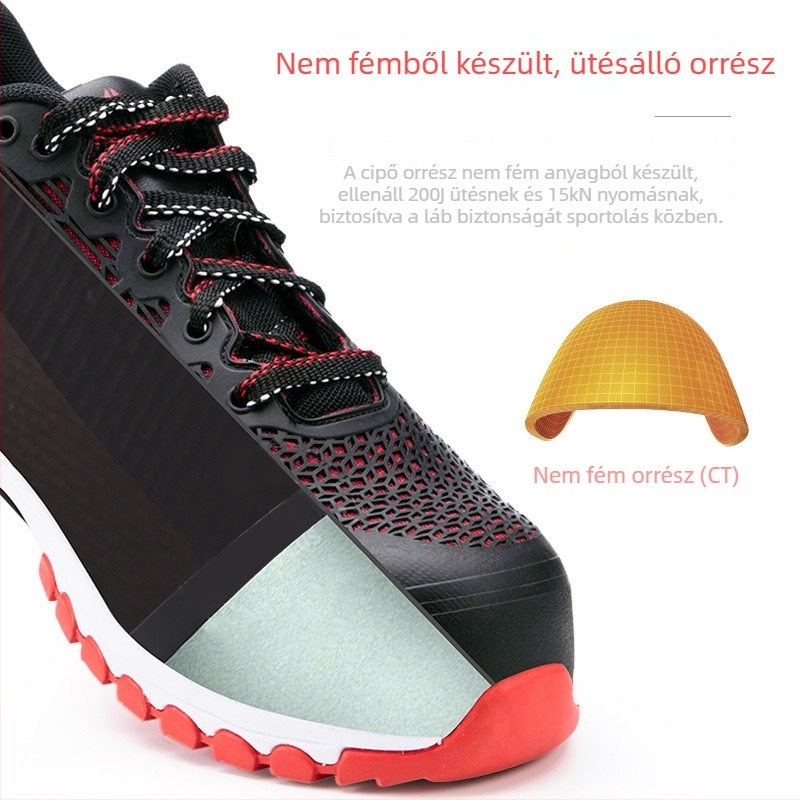 Deltaplus 301301 téli, lélegző, könnyű védőmunka cipő – ütésálló, átütésálló, antistatikus, nőknek és férfiaknak