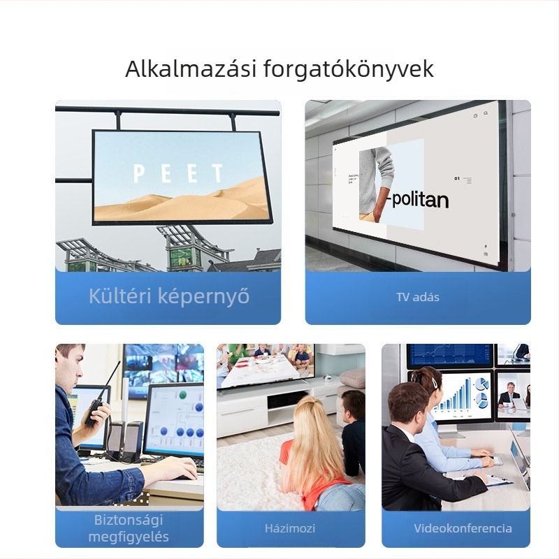 HDMI bővítő és HDMI–RJ45 konverter hálózati videóátvitelhez 1080p