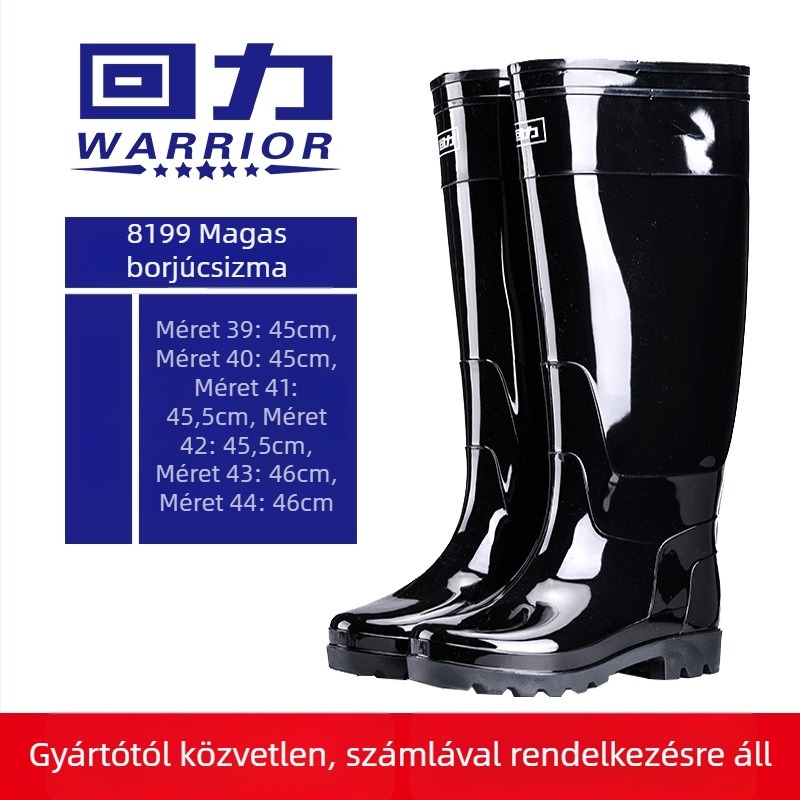 Back Force Magas esőcsizmák, vízhatlanok, csúszásmentesek, kopásállóak, PVC