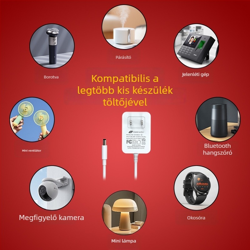 12V 1A adapter — ETL US szabvány szerinti tanúsítvány — okos szépség tükörhöz és hálózati routerhez