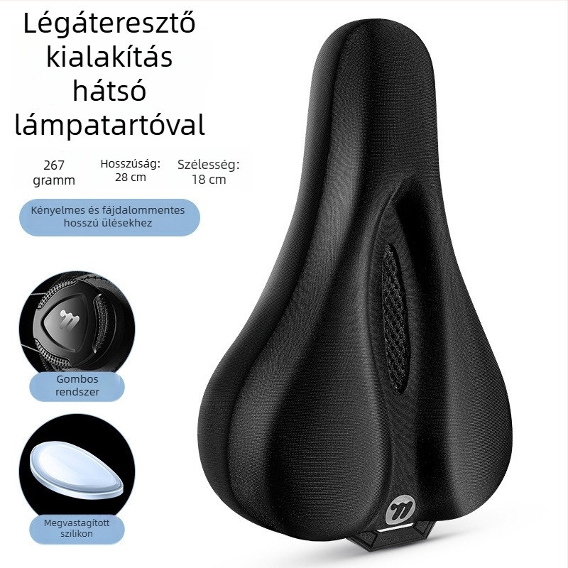 West Rider szilikon nyeregfedél kerékpárhoz, önzáró mechanizmussal, országúti kerékpárokhoz