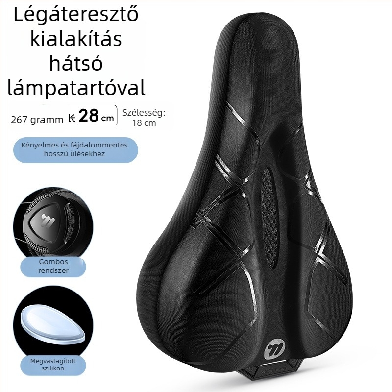 West Rider szilikon nyeregfedél kerékpárhoz, önzáró mechanizmussal, országúti kerékpárokhoz
