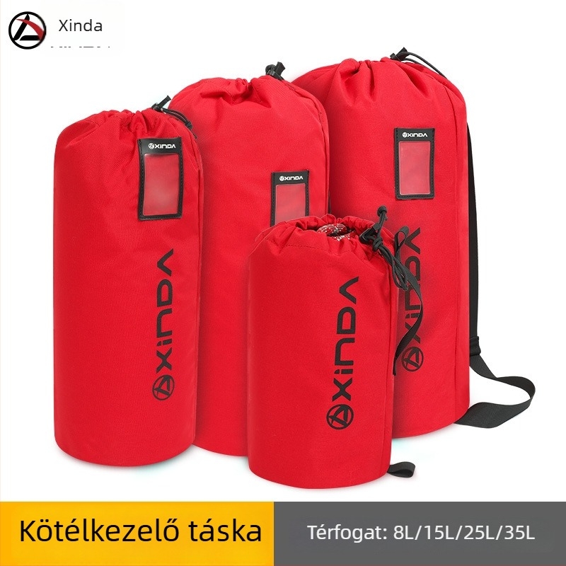Kültéri többfunkciós kötélkezelő táska hegymászáshoz — vízálló és kopásálló tárolótáska