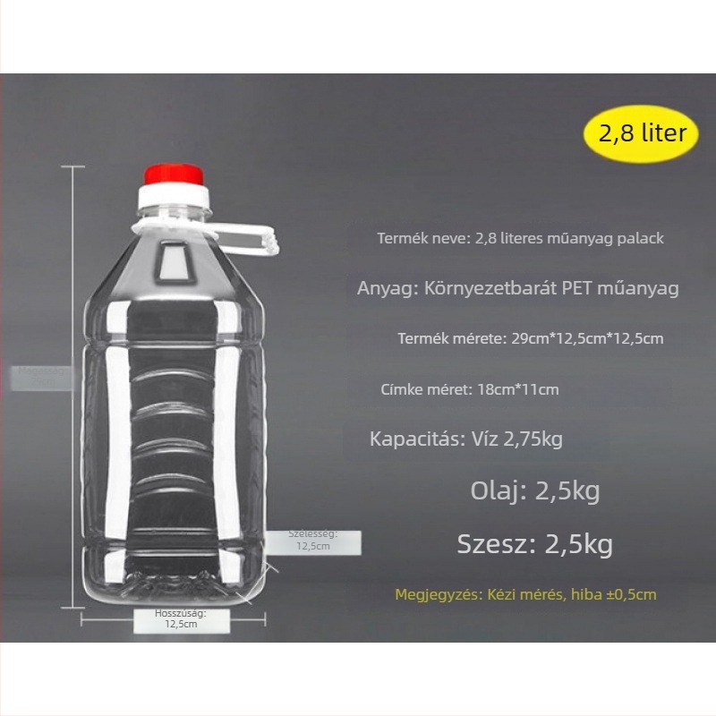Műanyag olajtartó fedéllel, 88-es márka, automatikus nyitás-zárás, kínai stílus, első osztályú minőség