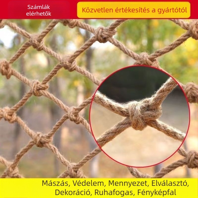 Személyre szabott kendervászonból készült háló - jutaháló, modell tl008, teherbírás 500, testreszabható