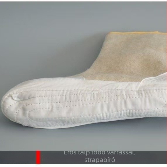 Vastag filc zokni, melegítés, pamut anyag