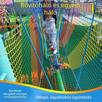 Jungle Magic mászóháló belső és kültéri gyermekjátszóterekhez