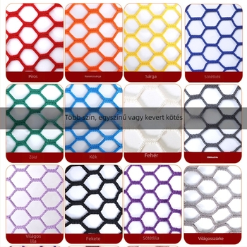 Hat-szögletű kötés nélküli mászóháló beltéri/kültéri játszótérre – védőháló bővítő edzéshez és óvodai dekorációhoz