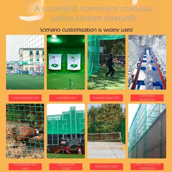 Nylon kötélből készült esésvédő háló kosárlabda- és futballpályákhoz (Márka: Guanlin; Eredet: Shandong, Kína)