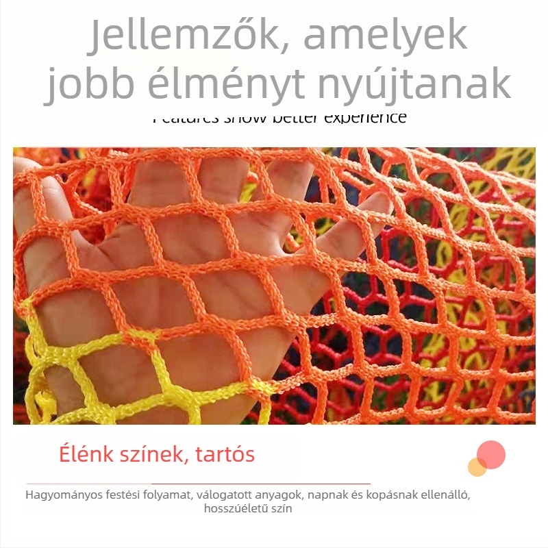Nylon kötélből készült esésvédő háló kosárlabda- és futballpályákhoz (Márka: Guanlin; Eredet: Shandong, Kína)