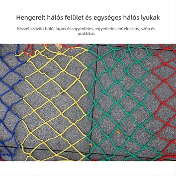 Nylon biztonsági háló erkélyre – dekoratív, esésvédelmi háló, erkélyre, lépcsőre és játszótérre (Nylon anyag; használat: erkély, lépcső, játszótér)